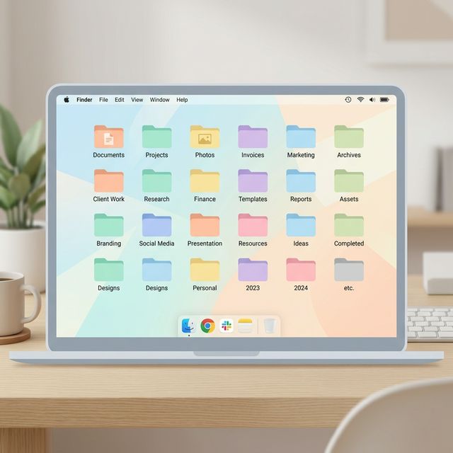 MacBookのデスクトップ・フォルダ整理