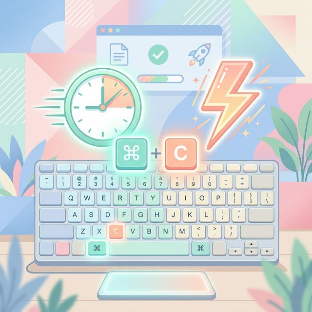 MacBookの時短キーボード・ショートカット